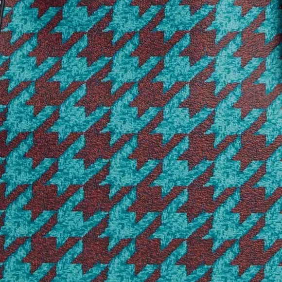 Coach City Tote With Hounds tooth Print NWT  MSRP $398 *** - Picture 8 of 9